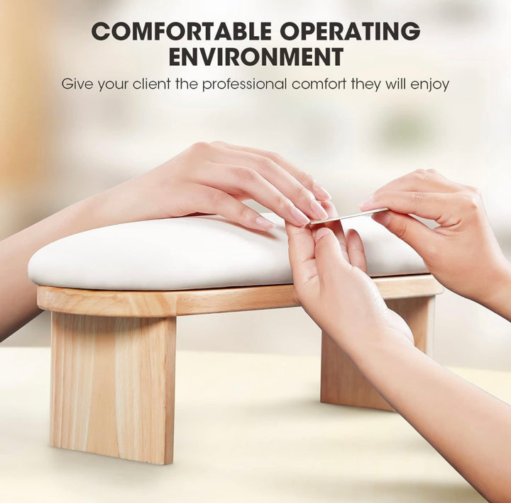 Bamboo Arm Rest with Premium Leather